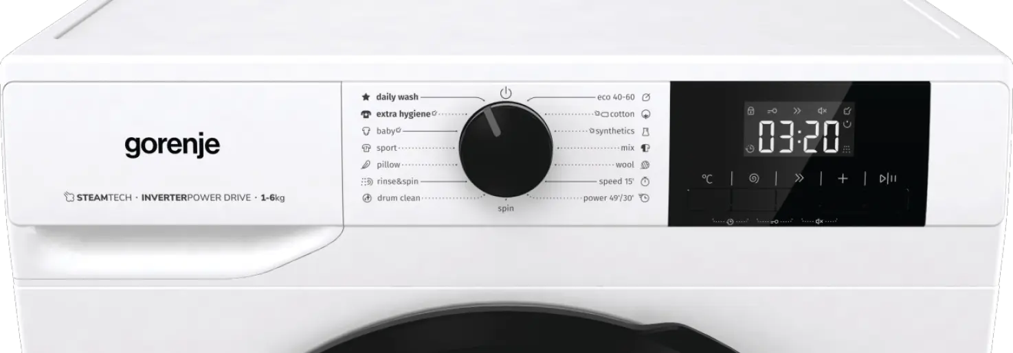 Gorenje G200 Samostojeća perilica rublja (W1NGPI61SBS) - Slika 14